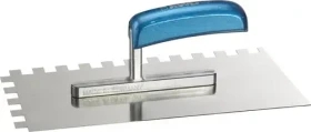 kwb Glättkelle Edelstahl 12x12mm gezahnt, 280x130mm