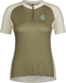Scott Endurance 20 Trikot kurzarm hay green/cotton white (Damen)