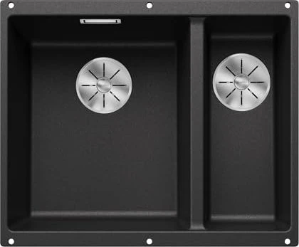 Blanco Subline 340/160-U InFino Unterbau Becken links anthrazit