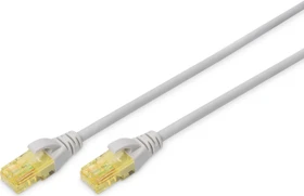 Digitus Patchkabel, Cat6a, U/UTP, RJ-45/RJ-45, 0.5m, grau