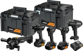 DeWalt DCK5222MP3T-QW Kombopack Akku-Maschinenset inkl. Koffer + 3 Akkus 5.0Ah