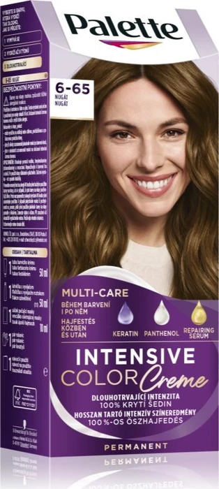 Schwarzkopf Palette Intensive Color Creme Haarfarbe 6-65 w5 nougat, 110ml