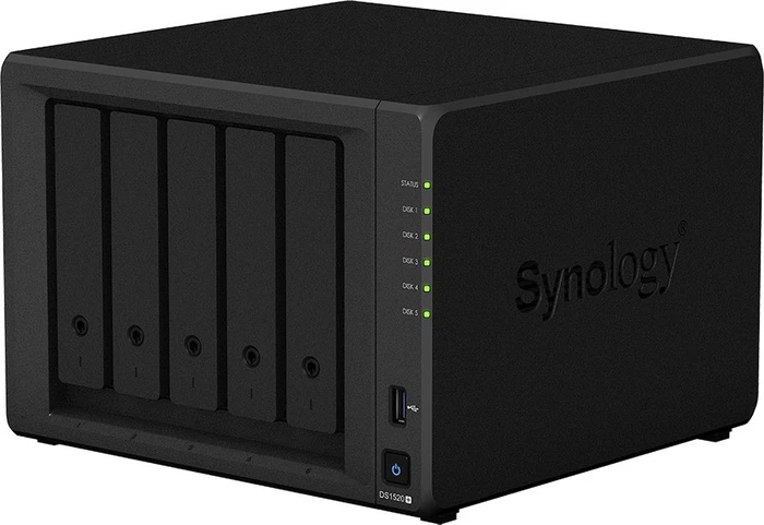 Synology DiskStation DS1520+, 8GB RAM, 4x RJ-45 1000Base-T, 2x USB-A 3.0