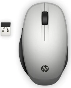 HP Dual-Mode Mouse 300 silber, USB/Bluetooth (6CR72AA)
