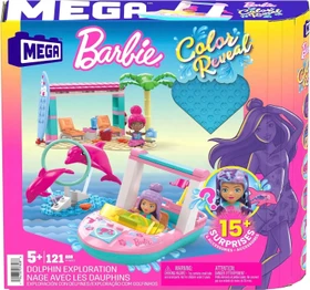Mattel Mega Construx Barbie Colour Reveal Delfinabenteuer