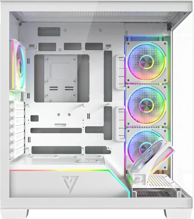 Modecom Volcano Stellar Plus 5F White, Glasfenster