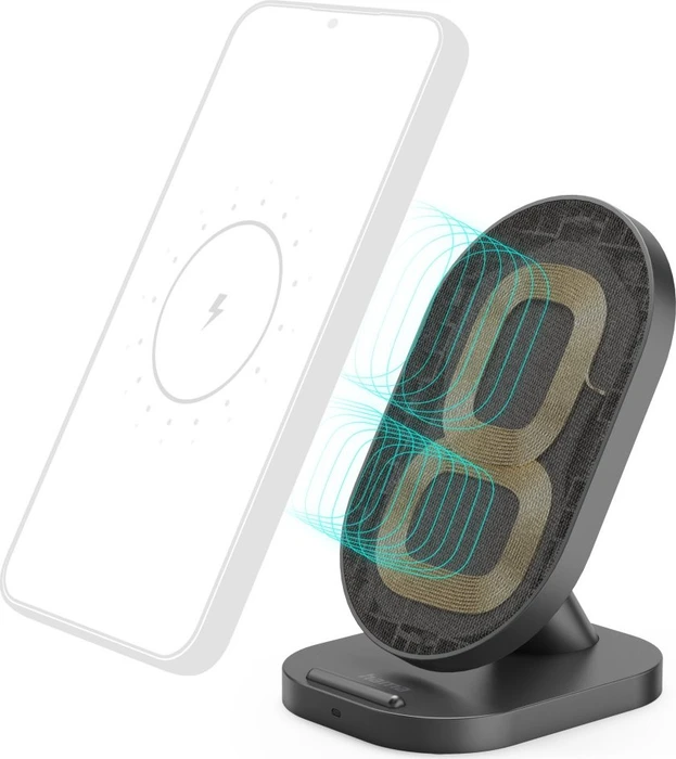 Hama Wireless Charger QI-FC10S-Fab 10W kabellose Smartphone-Ladestation schwarz