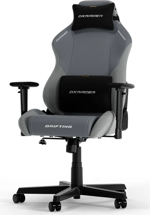 DXRacer Drifting Series 2023 L Kunstleder/Stoff Gamingstuhl, grau