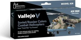 Vallejo Model Air Air War Color Series Soviet/Russian Colors Combat Helicopters from Cold War to Present Farbset, 8-tlg.