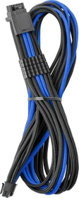CableMod Universal Pro ModMesh, 12V-2x6 Kabel, StealthSense, natives 12V-2x6 Kabel, 1x 16-Pin PCIe 5.1 Stecker auf 16-Pin PCIe 5.1 Stecker, schwarz/blau, 60cm
