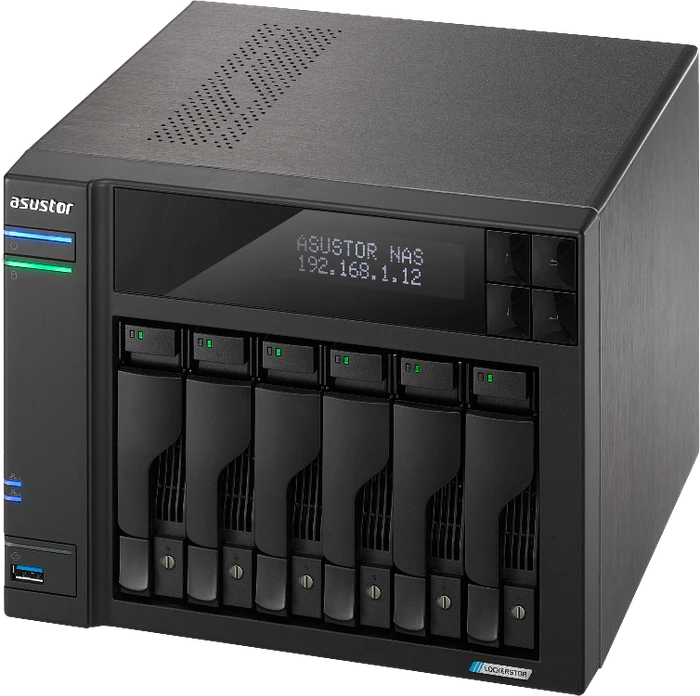 Asustor Lockerstor 6 Gen2 AS6706T, 8GB RAM, 2x RJ-45 2.5GBase-T, 2x USB-A 3.1