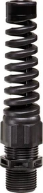 Wiska ESKVS-L 20 BK Knickschutzkabelverschraubung, Kunststoff, M20, RAL 9005