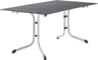 Sieger Boulevard Polytec Klapptisch 160x90cm graphit/schieferdekor anthrazit