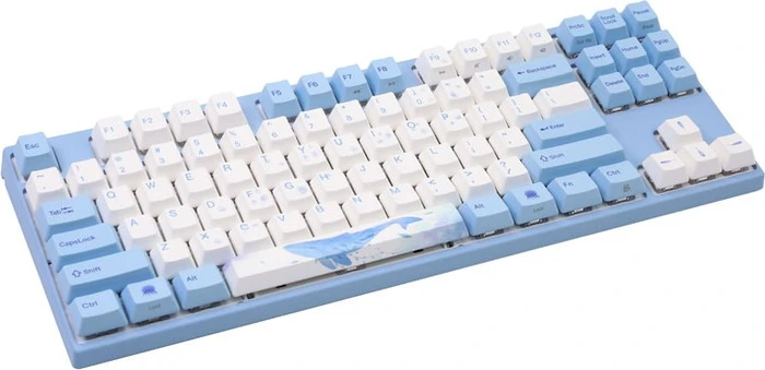 Varmilo VEA87, Sea Melody, TKL, LEDs weiß, MX BROWN, USB, US