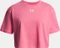 Under Armour Rival Funktionsshirt kurzarm super pink/white (Junior) Vorschaubild
