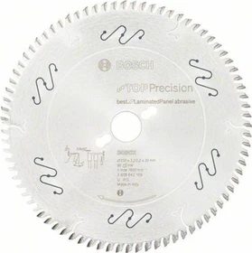 Bosch Professional Top Precision Best for Laminated Panel Abrasive Kreissägeblatt 80Z, 250x2.2x30mm, 1 Stück