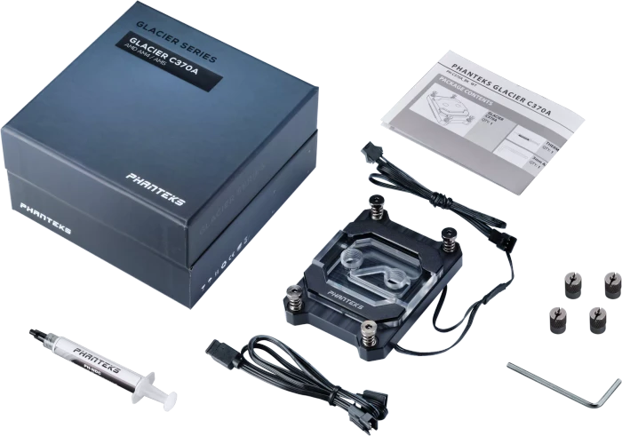 Phanteks Glacier C370A schwarz