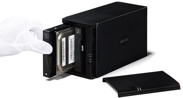 Buffalo LinkStation 420 4TB, 512MB RAM, 1x RJ-45 1000Base-T, 1x USB-A 2.0