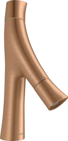 Hansgrohe Axor Starck Organic 80 Waschbeckenarmatur mit Ablaufgarnitur brushed bronze