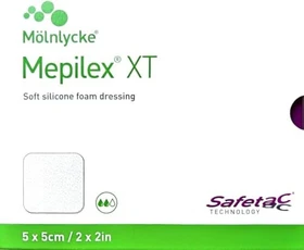 Mölnlycke Mepilex XT Schaumverband, 5 x 5cm, 5 Stück