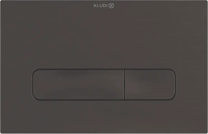 Kludi Betätigungsplatte eckig 236x152mm brushed gunmetal