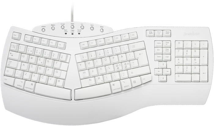 Perixx Periboard-512W, weiß, USB, ND