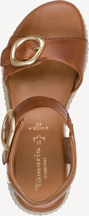 Tamaris Comfort Wide Fit cognac nappa (Damen)