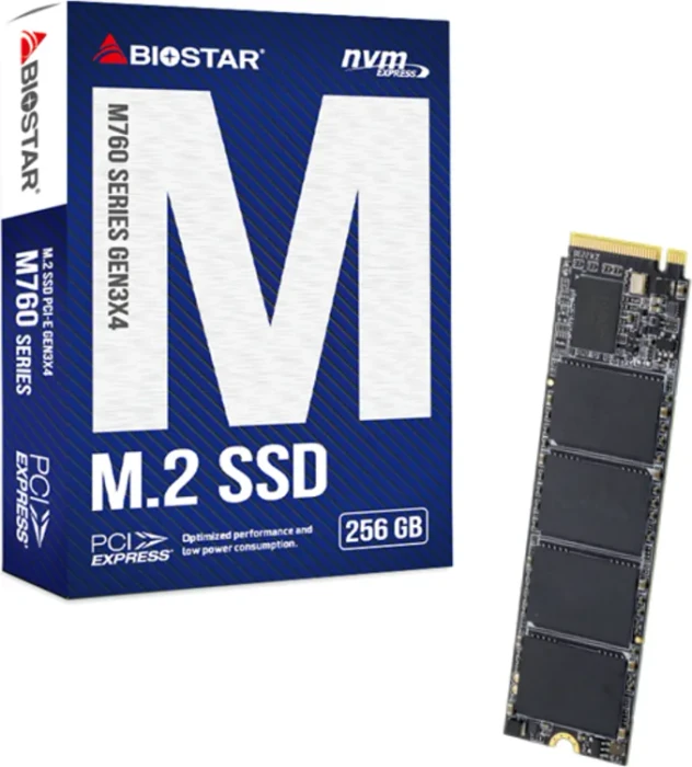 Biostar M760 Series GEN3X4 256GB, M.2 2280 / M-Key / PCIe 3.0 x4