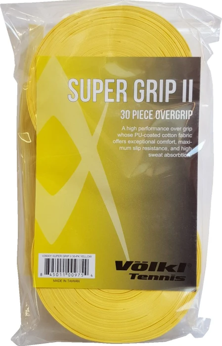 Völkl Super Grip II Overgrip Griffband gelb, 30 Stück