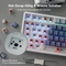 RK Royal Kludge M75 Wireless, weiß/violett, LEDs RGB, hot-swap, RK BROWN, USB/Bluetooth, DE Vorschaubild