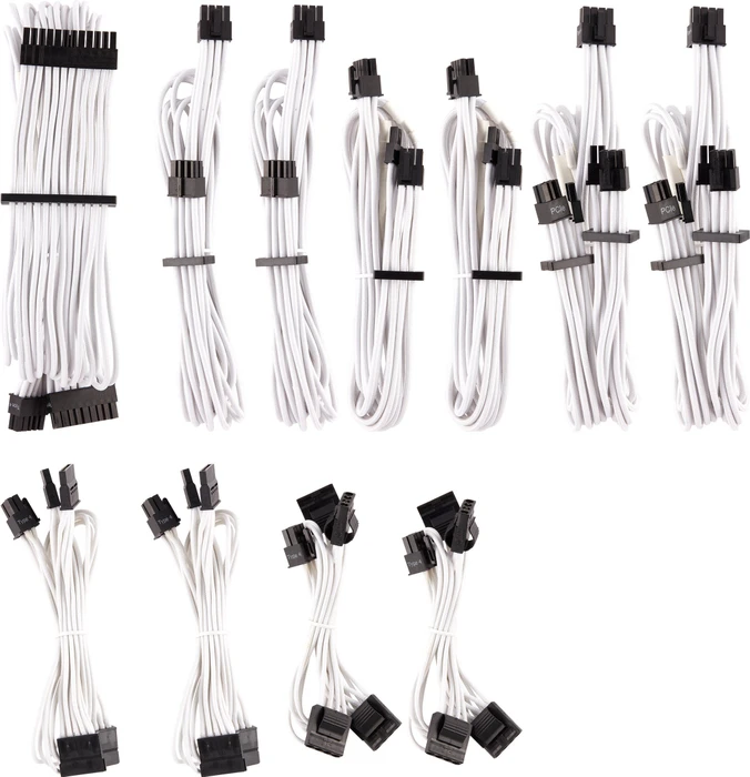 Corsair PSU Cable Kit Type 4 - Pro Kit - Gen4, weiß