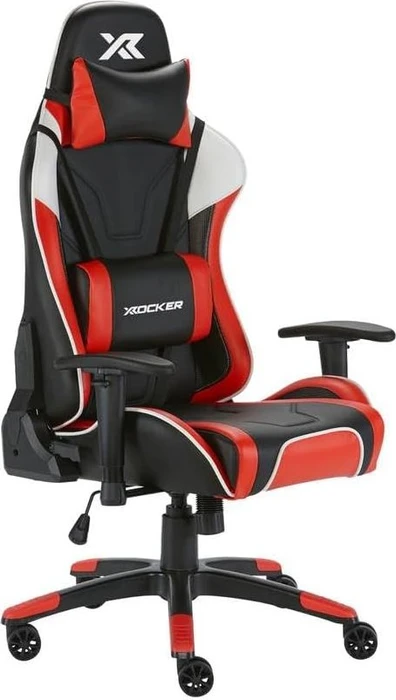 X Rocker Agility Esports Gamingstuhl, rot/schwarz