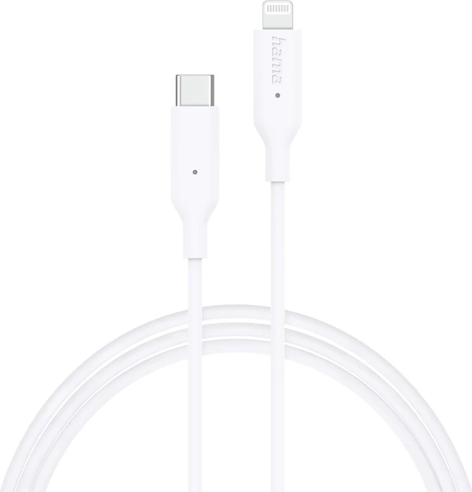 Hama Ladekabel USB-C/Lightning 1m weiß