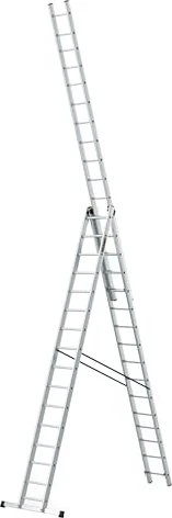 Drabest Pro Alu 3-tlg. Teleskop-Mehrzweckleiter, 3x 16 Stufen