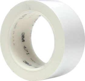 3M Vinyl Tape 471 weiß, Klebeband, 50mm/33m