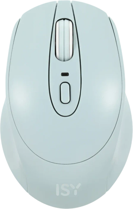 ISY IWM-2003-BL Wireless Mouse hellblau, USB
