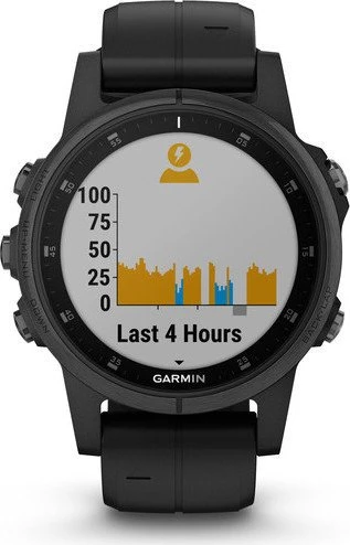 Garmin Fenix 5S Plus Sapphire schwarz