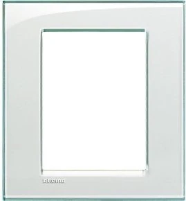 Bticino Livinglight Abdeckrahmen 1-fach, aquamarin