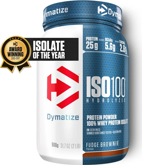 Dymatize Iso100 Hydrolyzed Fudge Brownie 900g