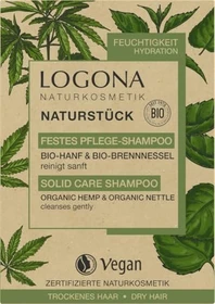Logona Bio Hanf & Bio-Brennnessel Festes Pflege-Shampoo, 60g