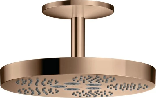 Hansgrohe Axor One Kopfbrause 280 1jet mit Deckenanschluss polished red gold