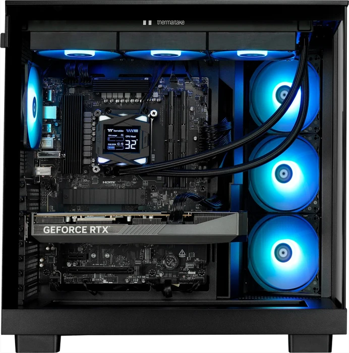 Thermaltake FTW A-Line LCS, Black, Ryzen 7 7800X3D, 32GB RAM, 2TB SSD, GeForce RTX 5070 Ti