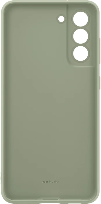 Samsung Silicone Cover für Galaxy S21 FE Olive