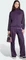 adidas Classic Firebird Loose Trainingshose lang aurora plum/black (Damen) Vorschaubild
