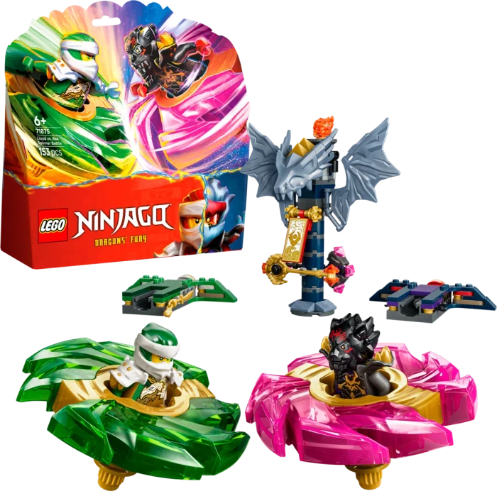 LEGO Ninjago - Lloyd vs. Ras Spinner-Duell