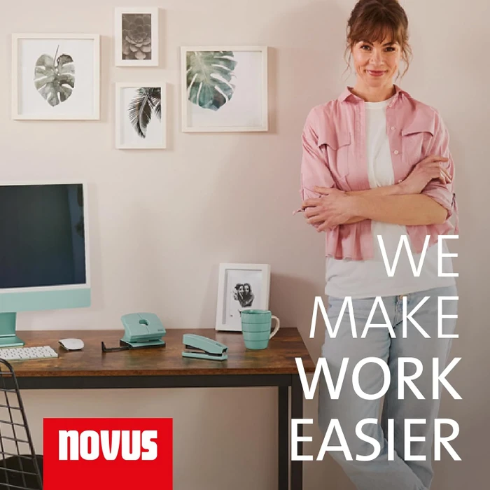 Novus B 2 Color ID 2.0 Hefter, Mellow Mint
