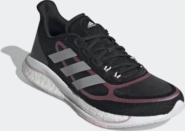 adidas Supernova+ core black/silver metallic/pink met. (Damen)