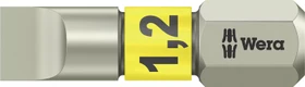 Wera 3800/1 TS Schlitz Bit 1/4", 6.5x25mm, 1 Stück