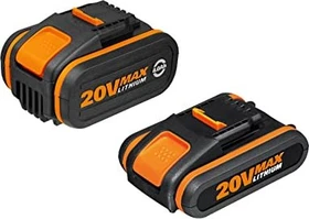 Worx 20V PowerShare Starterset 20V, 2.0/4.0Ah, Li-Ionen, 2 Akkus [6.0Ah] [120Wh]