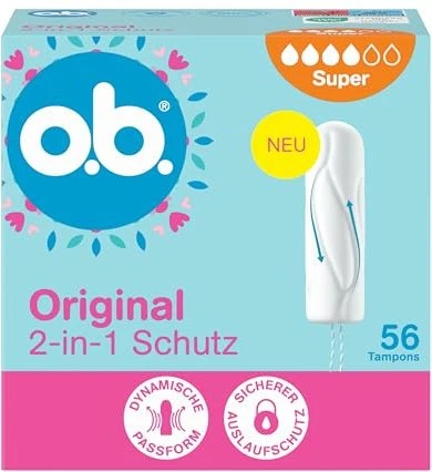 o.b. Original Super Tampons, 56 Stück